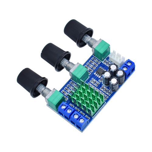 XH-M567 TPA3116D2 two-channel digital power amplifier board with high and low bass adjustment onboard operational amplifier dual 80W