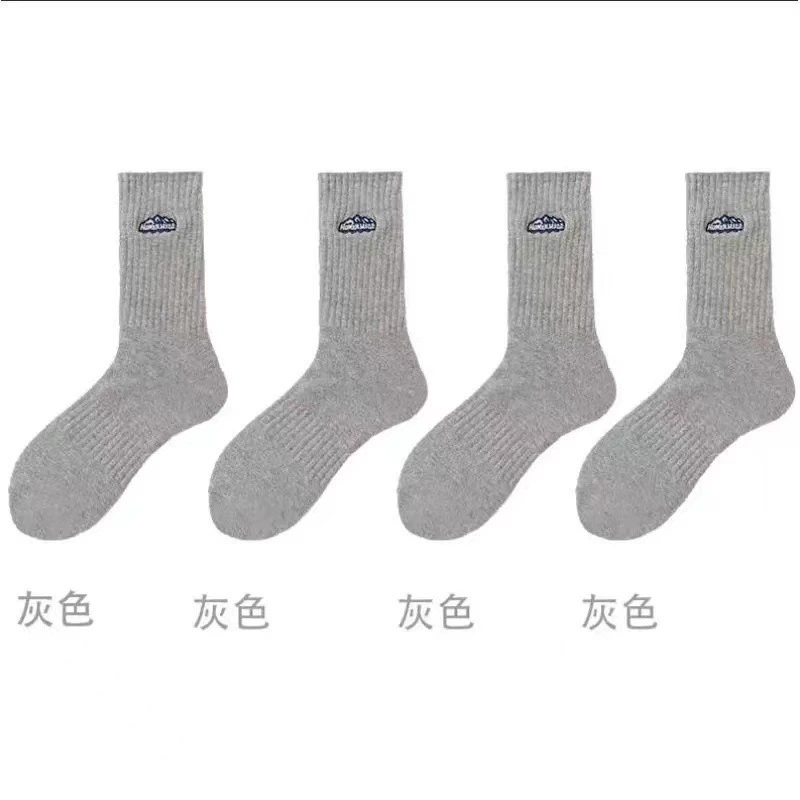 Одноразовые носки для лодыжки, 100 пар, унисекс, один размер, assorted черный белый серый