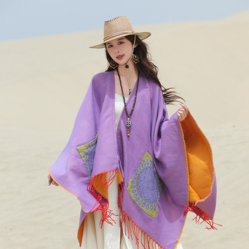 Ethnic scarf for traveling