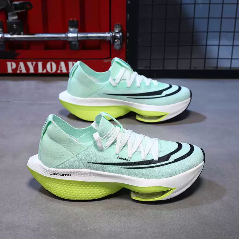 Кроссовки P2, сверхлегкая воздушная подушка для студентов мужского и женского пола, амортизирующая дышащая спортивная обувь, карбоновая пластина, марафонские гонки, бег