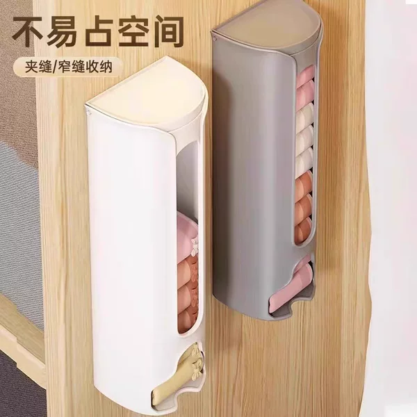 Underwear Storage Box Wardrobe Wall-Mounted Socks Underwear Storage Organizer Stockings Artifact Hanging Drawer Type