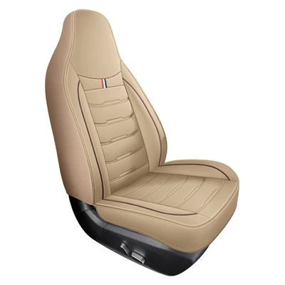 One-Piece Head Full Leather Car: Four Seasons Pad - warm-rice-single-seat-one-piece-head-universal-for-five-seats