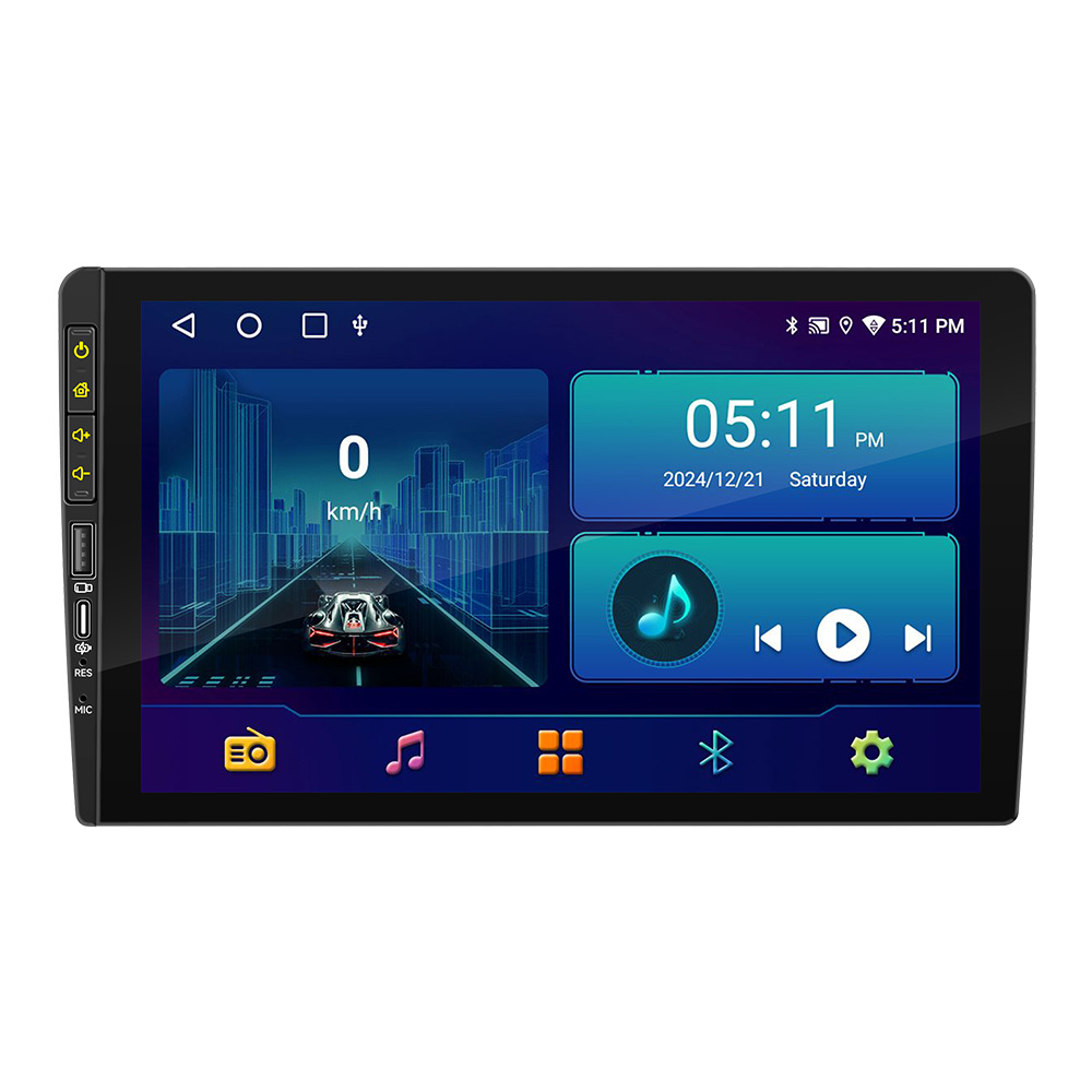 Transfronterizo de 9 pulgadas Android GPS de navegación inalámbrica carplay control central de pantalla grande motor inteligente