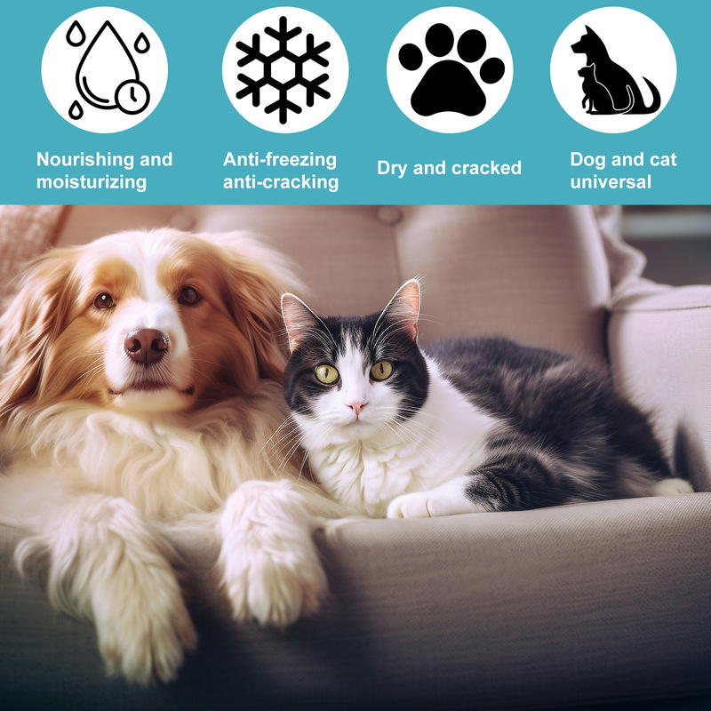 YURHERSU ペット用保湿爪クリーム 乾燥防止、保湿足裏ケア、犬猫用肉球ケアクリーム|undefined
