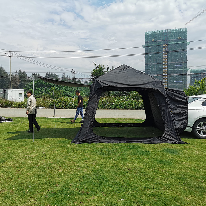 5-8 Person Automatic Telescopic Pole Camping Tent Suv Extendable Waterproof Quick-Open Trunk Portable Tent