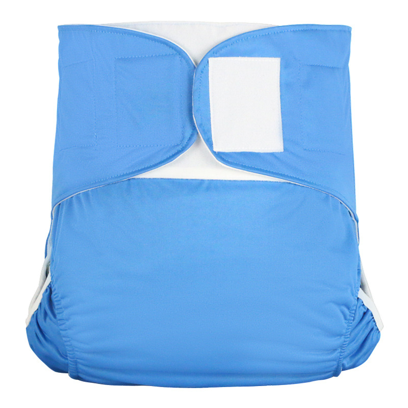 Pañales de tela lavables para adultos mayores con cierre mágico, pañales con bolsillo a prueba de fugas, almohadilla para orina, ropa interior con cierre mágico.