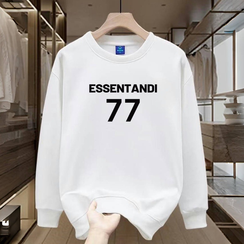 Vêtements pour hommes marque de mode numéro 77 sweat-shirt imprimé hommes col rond ample grande taille vêtements sans genre hauts_voghion.com