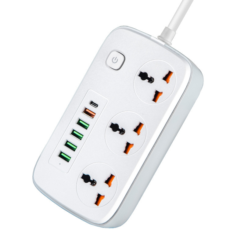 6USB 5USB + 1PD TYPE-C Carga estándar europeo regulación europea Amazon enchufe aprobado