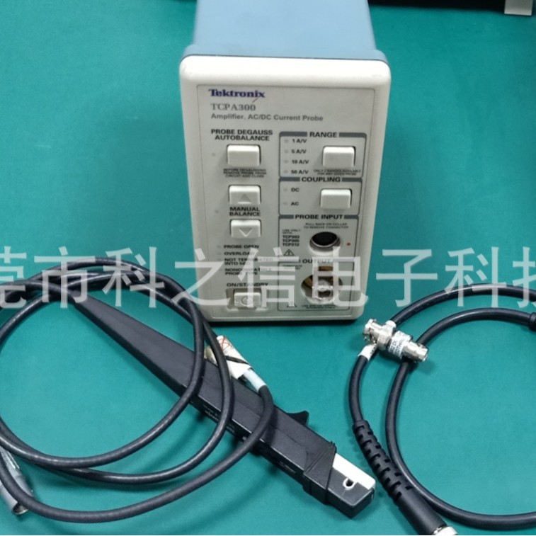 Tektronix TCPA300+TCP312电流探头+直通50欧线