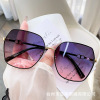 Metal advanced sunglasses, sun protection cream, 2023 collection, high-quality style, internet celebrity, UF-protection