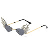 Fashionable trend sunglasses, glasses solar-powered, suitable for import, internet celebrity