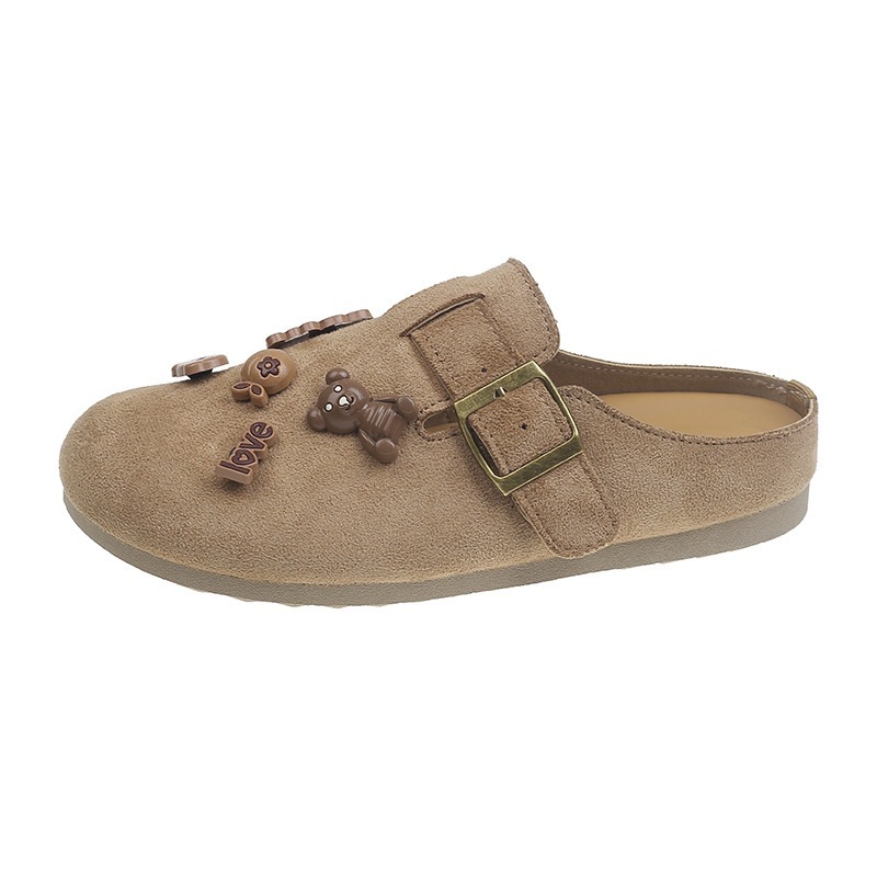 Pantuflas Destalonadas de Plataforma Gruesa para Mujer, Caucho, Antideslizante, para Primavera y Otoño image 7