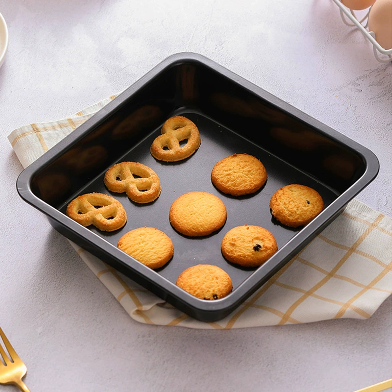 Condom non -dipped baking dish carbon steel baking pan baking bakery baking sheet beef rolled snowflower cake cake mold
