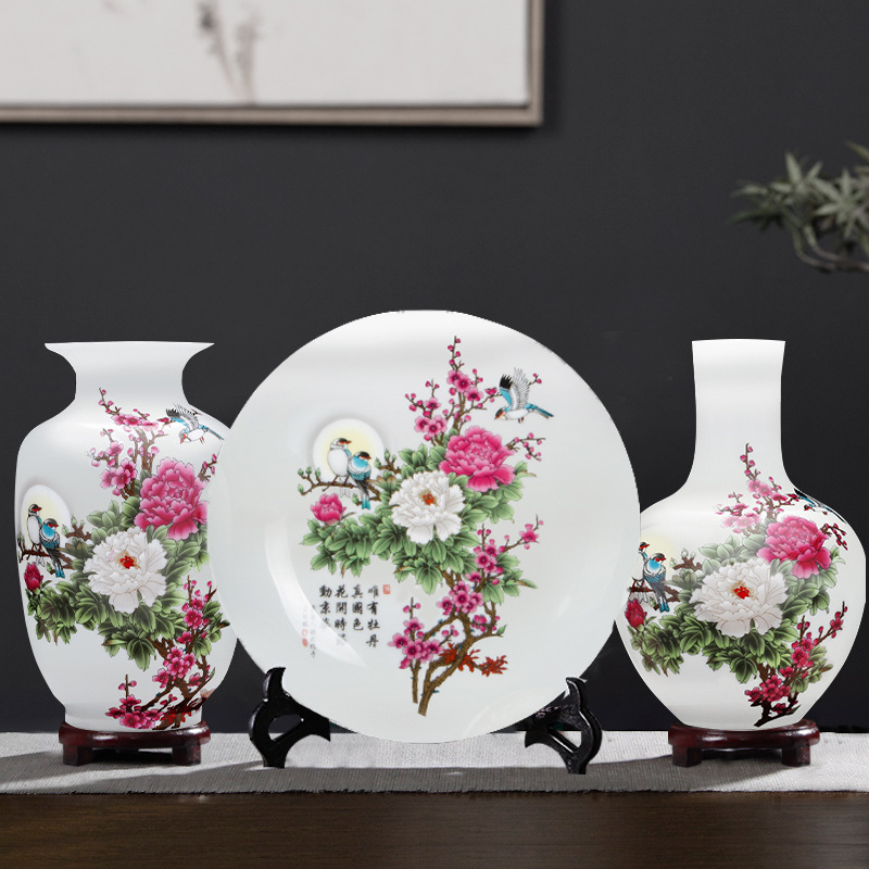 달 꽃 3 피스 세트-삼각형 브래킷