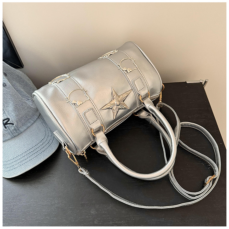 Piccolo design argento rotondo secchiello piccante ascella ragazza b, donne 2024 nuovo trendy e alla moda piccola nicchia spalla_voghion.com