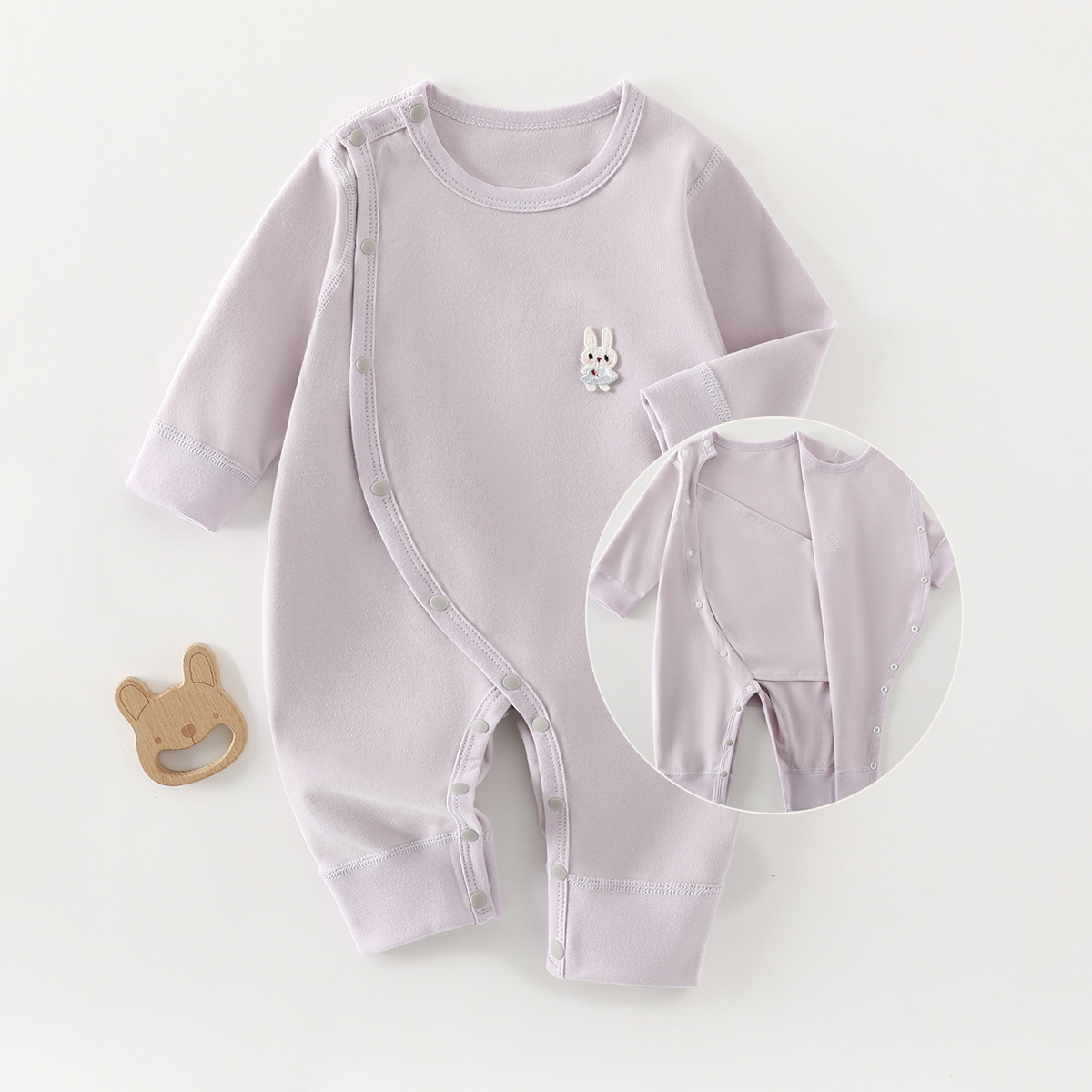 Purple rabbit [double-layer belly protection] / 59 yards
