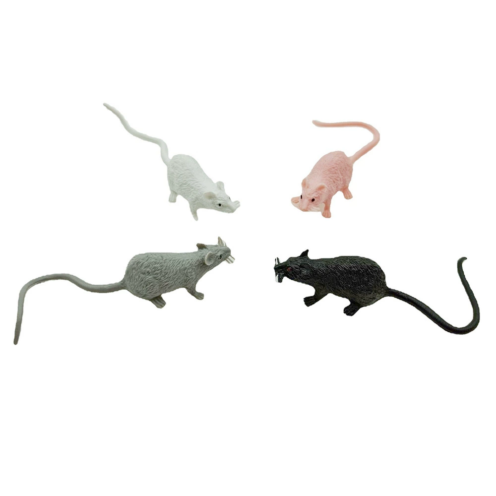 Plastic mouse, little mole model, prank and decompress Halloween small animal luminous mini shape