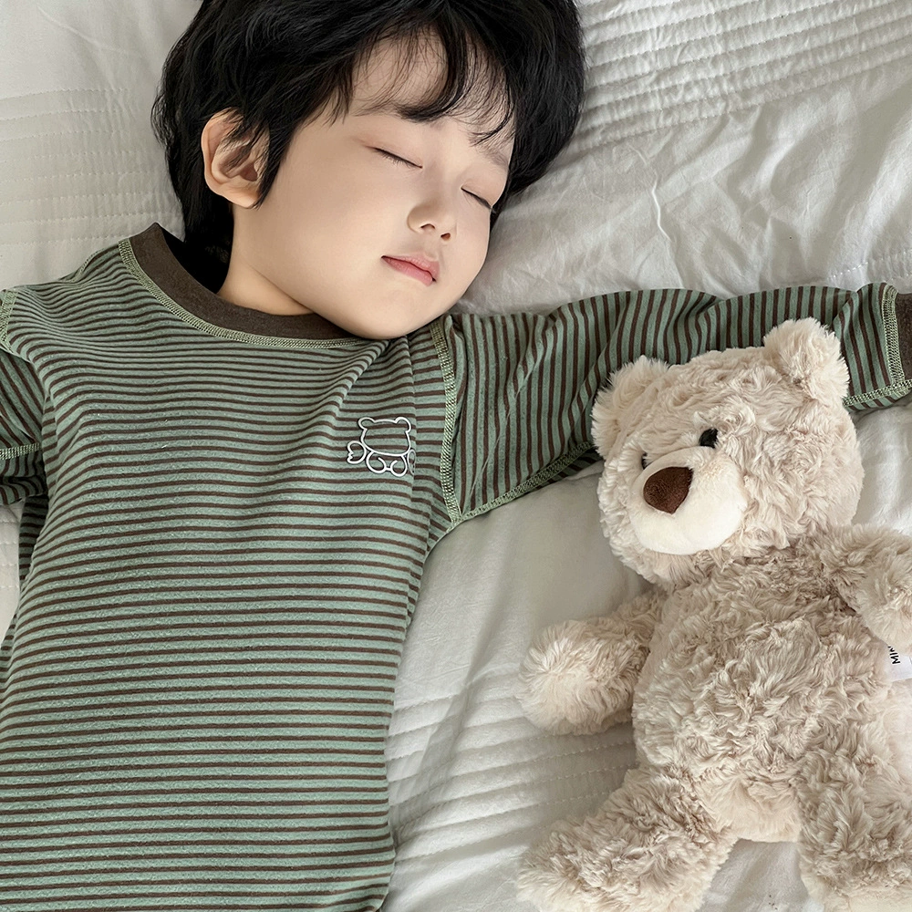 Детская одежда осеннее и зимнее нижнее белье для девочек осенняя одежда для детей осенние брюки класса 7A Антибактериальное высокое пугающее детское термобелье без костей