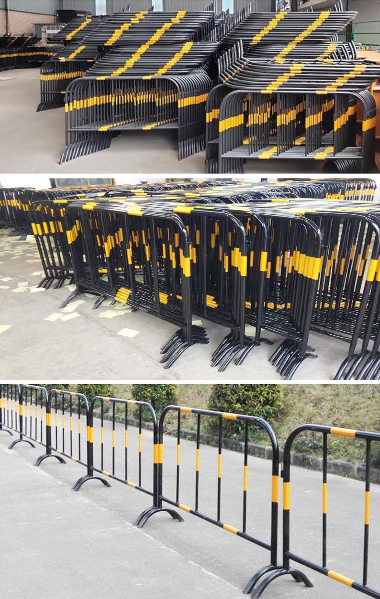 交通铁马 铁马护栏 黄黑铁马