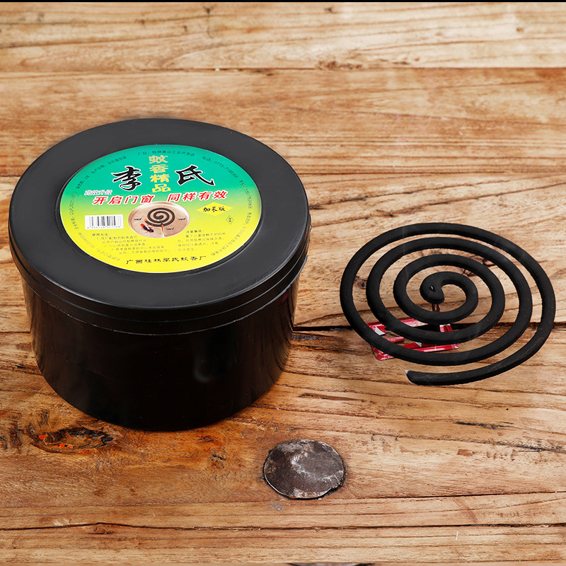 Guangxi Manufacturer Wholesale Li's Barreled Mosquito Repellent Incense 27 Barrels/Piece Disc Type Barreled Street Stall Disc Type Mosquito Repellent Incense