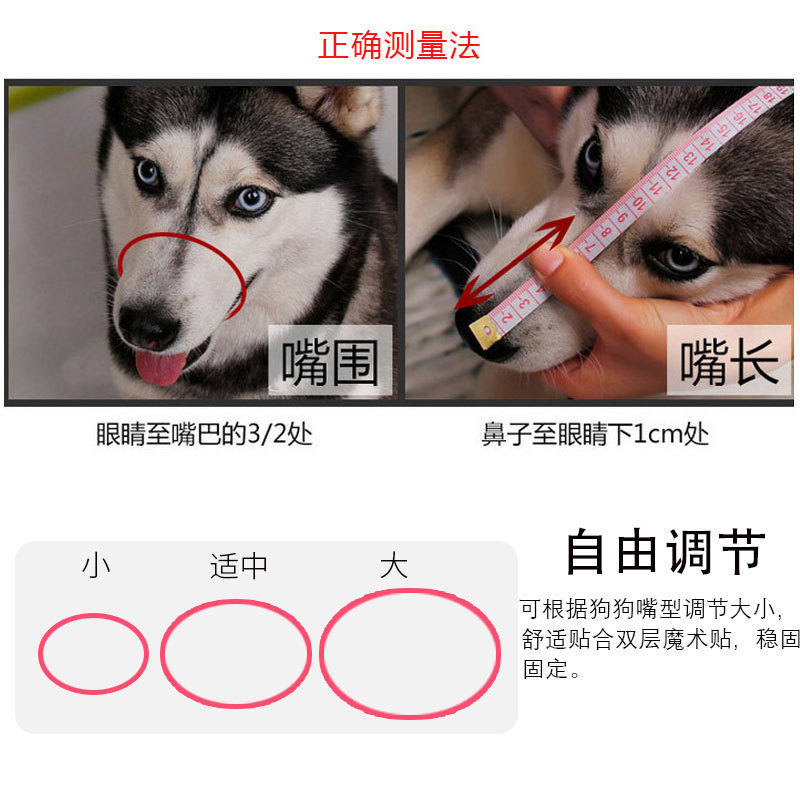 犬の口のカバーは犬が噛むのを防ぎます。小型の大型犬のマスクを食べます。|undefined