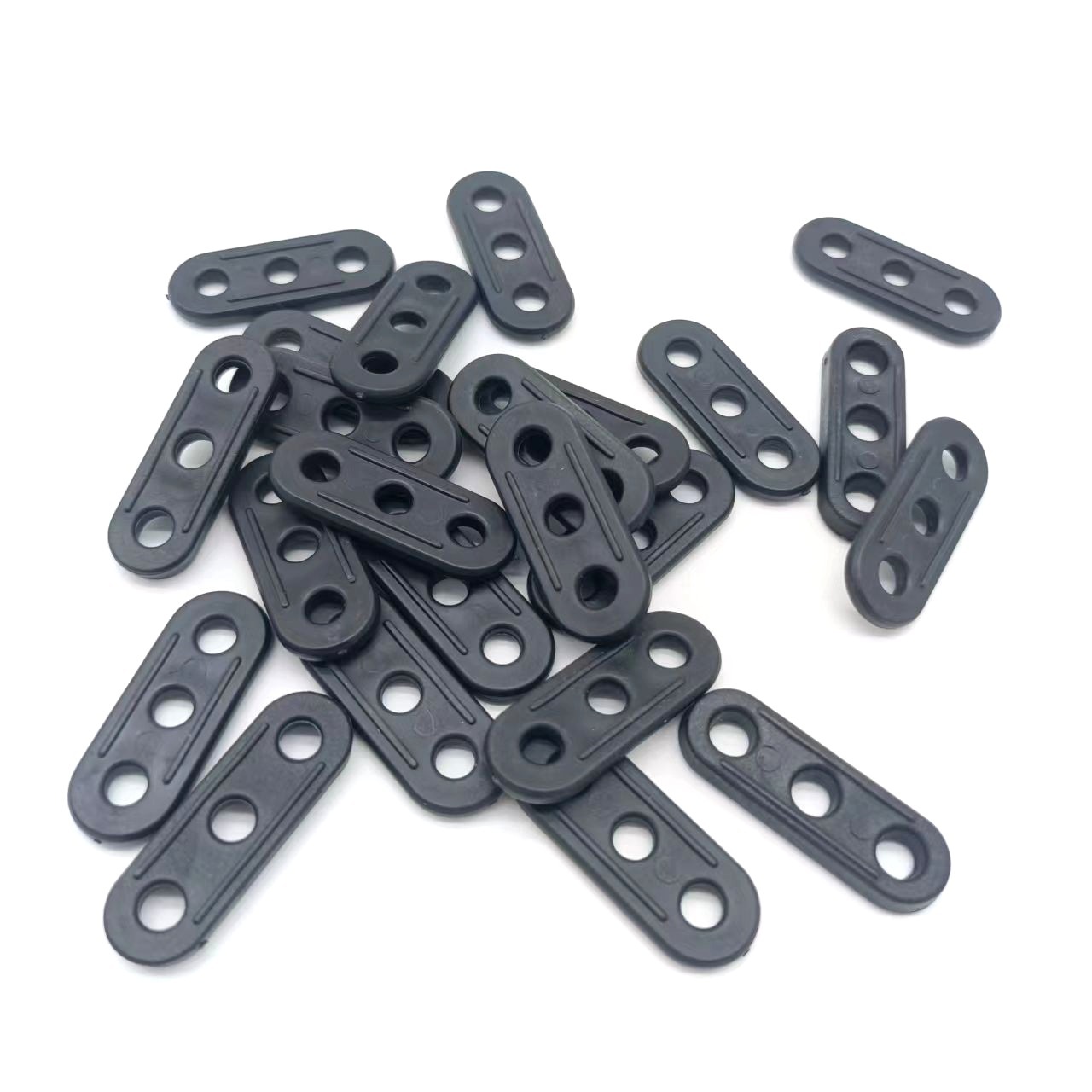 露天帐篷绳扣塑料扣户外野营三眼绳扣固定扣 塑料风绳扣