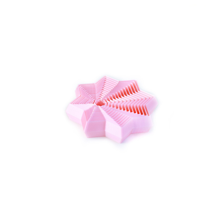 跨境新款八角星花花萝卜塔3d打印玩具叠叠乐摆摊益智减压抖音同款|undefined