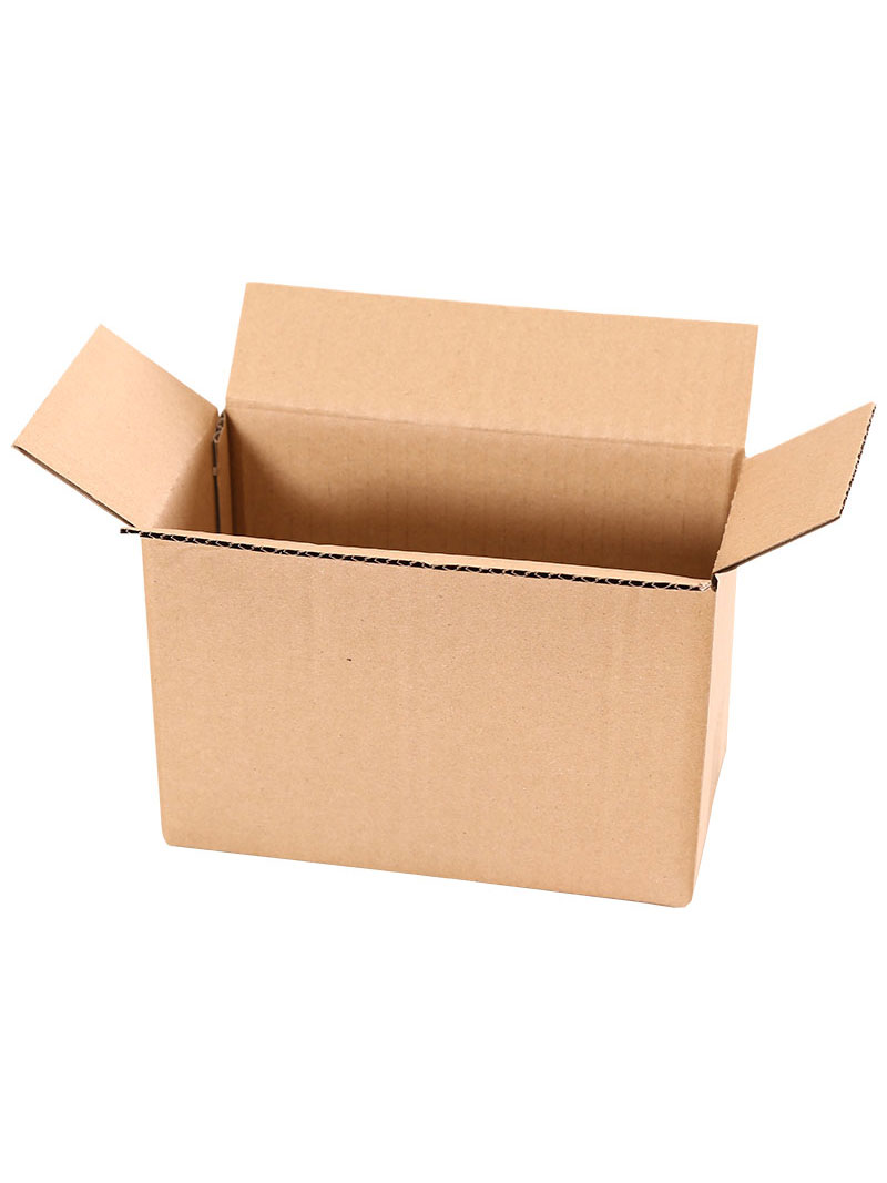 Caja de embalaje logístico expreso de tres capas de cinco capas endurecido grosado empaque personalizado caja de cartón rectangular