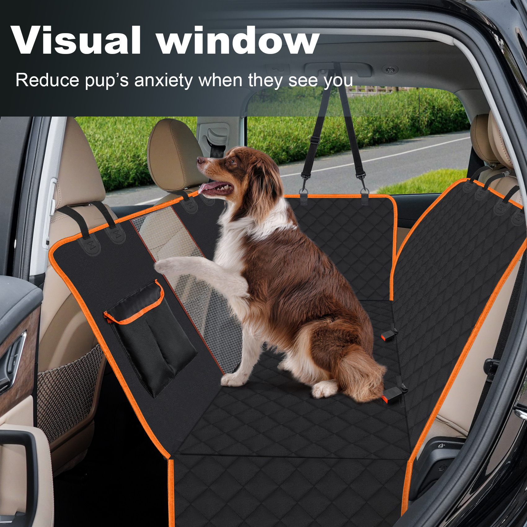 Almohadilla para coche para mascotas Nuevo producto Asiento para coche para perro Almohadilla antisuciedad trasera del coche Asiento trasero para coche Almohadilla para perro Suministro directo de fábrica