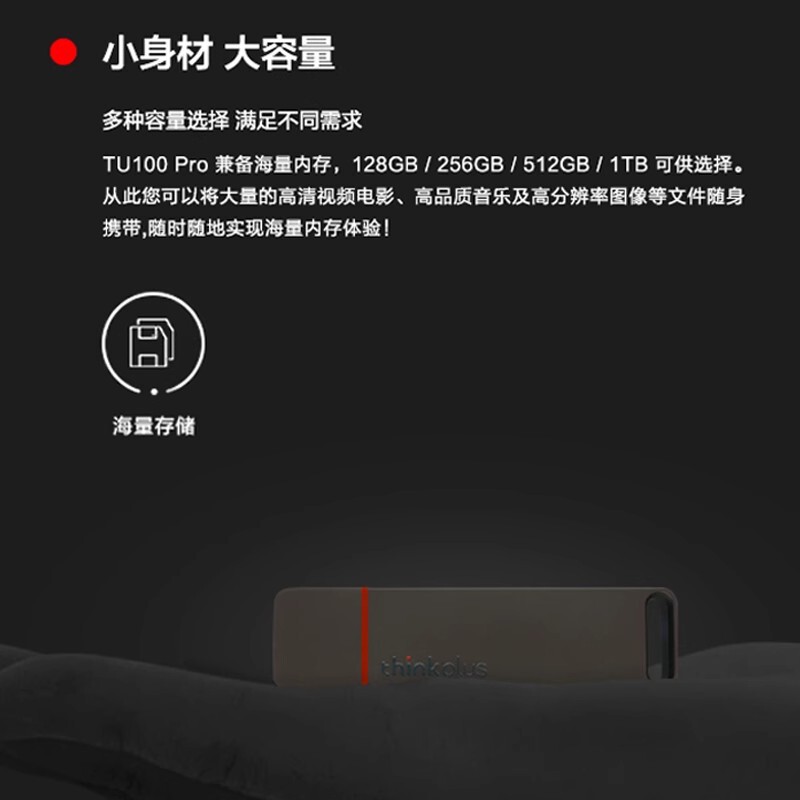Lenovo TU100 モバイルSSD 256GB フラッシュメモリ メタルUSB3.0 高速 外付けハードディスク 卸売|undefined