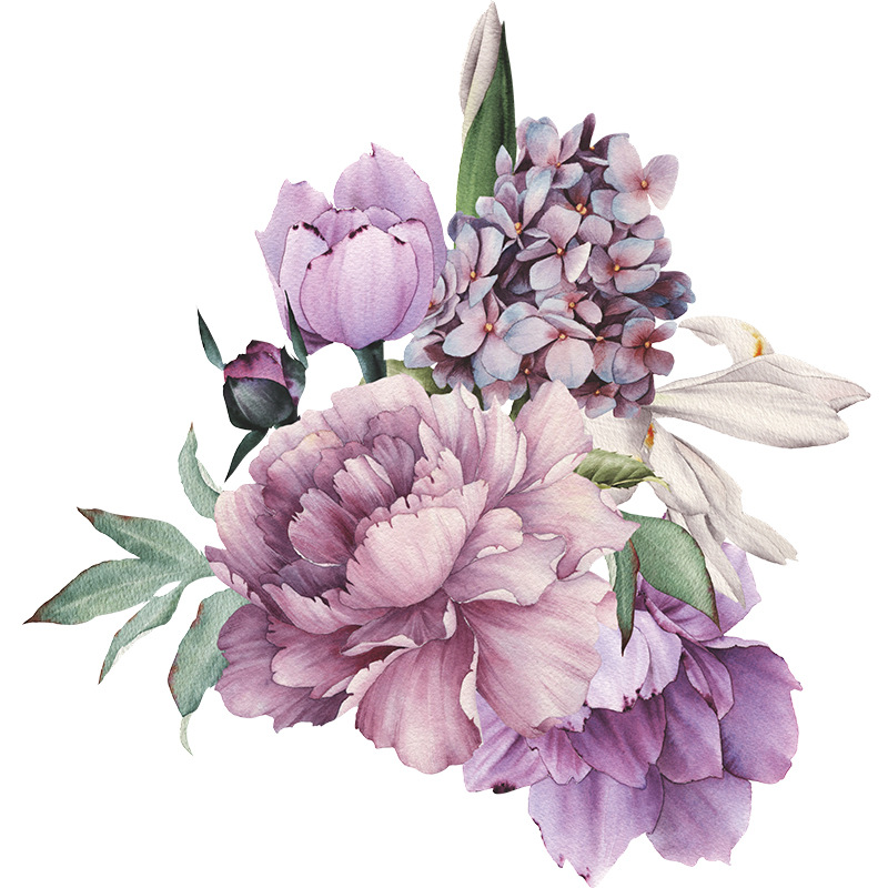 New Fashion Big Peony Flower Wall Sticker display picture 8