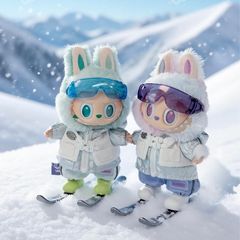 拉bubu3.0前方高能滑雪双板套装娃衣一二三代17cm幸运LA布布衣服