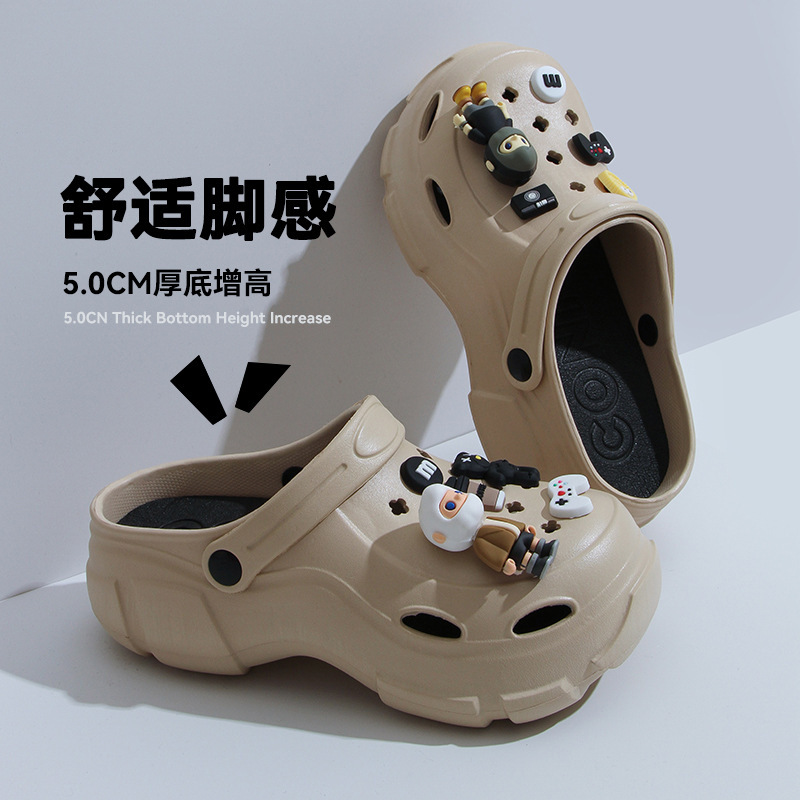 Non-slip closed-toe clogs for women, cute and breathable, suitable for young girls, flat-soled, lightweight, popular for outdoor casual wear and trendy Non-slip closed-toe clogs for women, cute and breathable, suitable for young girls, flat-soled, lightweight, popular for outdoor casual wear and trendy