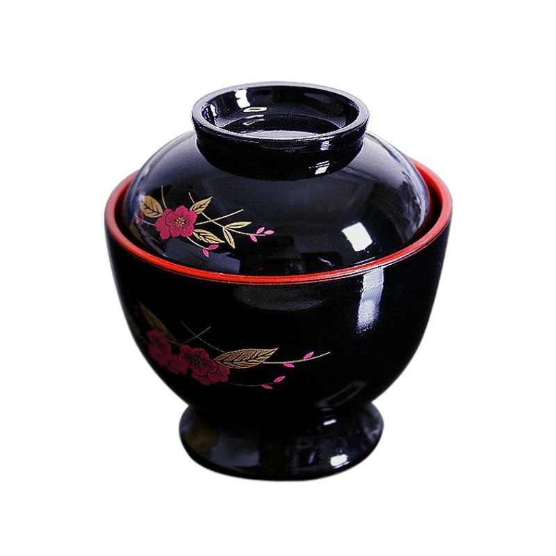 Cuenco de sopa de estilo japonés y coreano Cuenco de sopa de estilo japonés con tapa Cuenco de arroz de sopa de estilo japonés Cuenco de inmersión Cuenco comercial Cuenco de sopa de sabor creativo