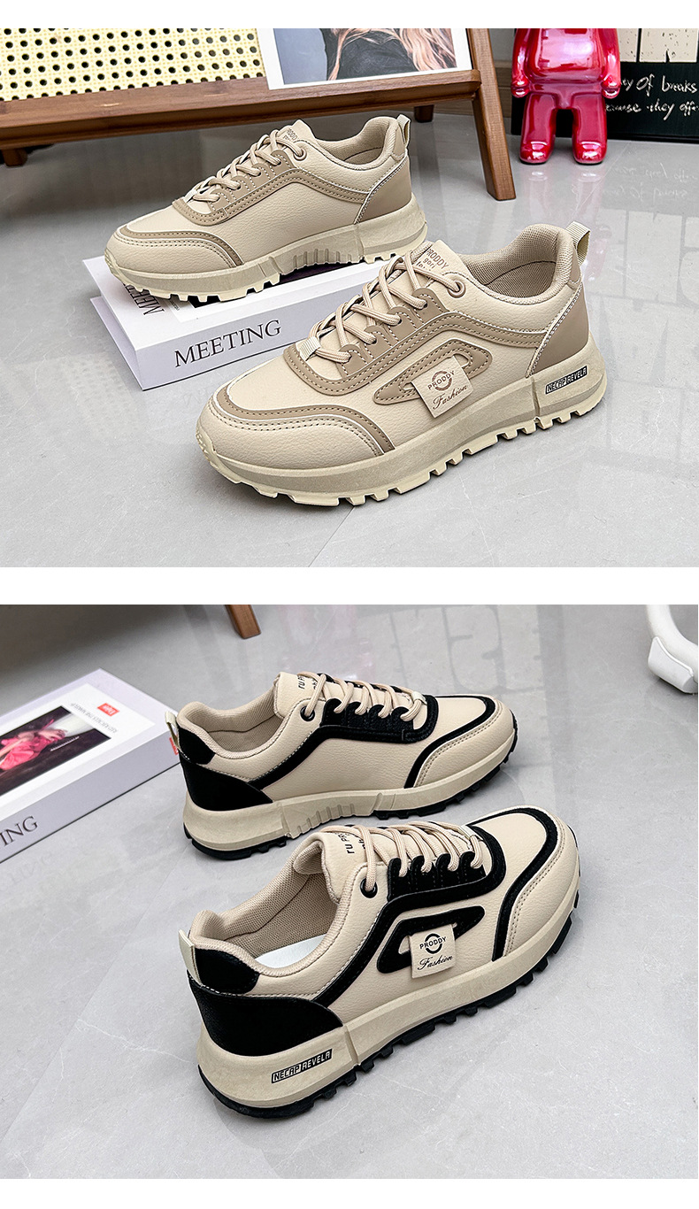 2023 Herbst Neue INS Koreanische Atmungsaktive Student Board Schuhe Dicke Sohle Casual Schuhe für Frauen_voghion.com