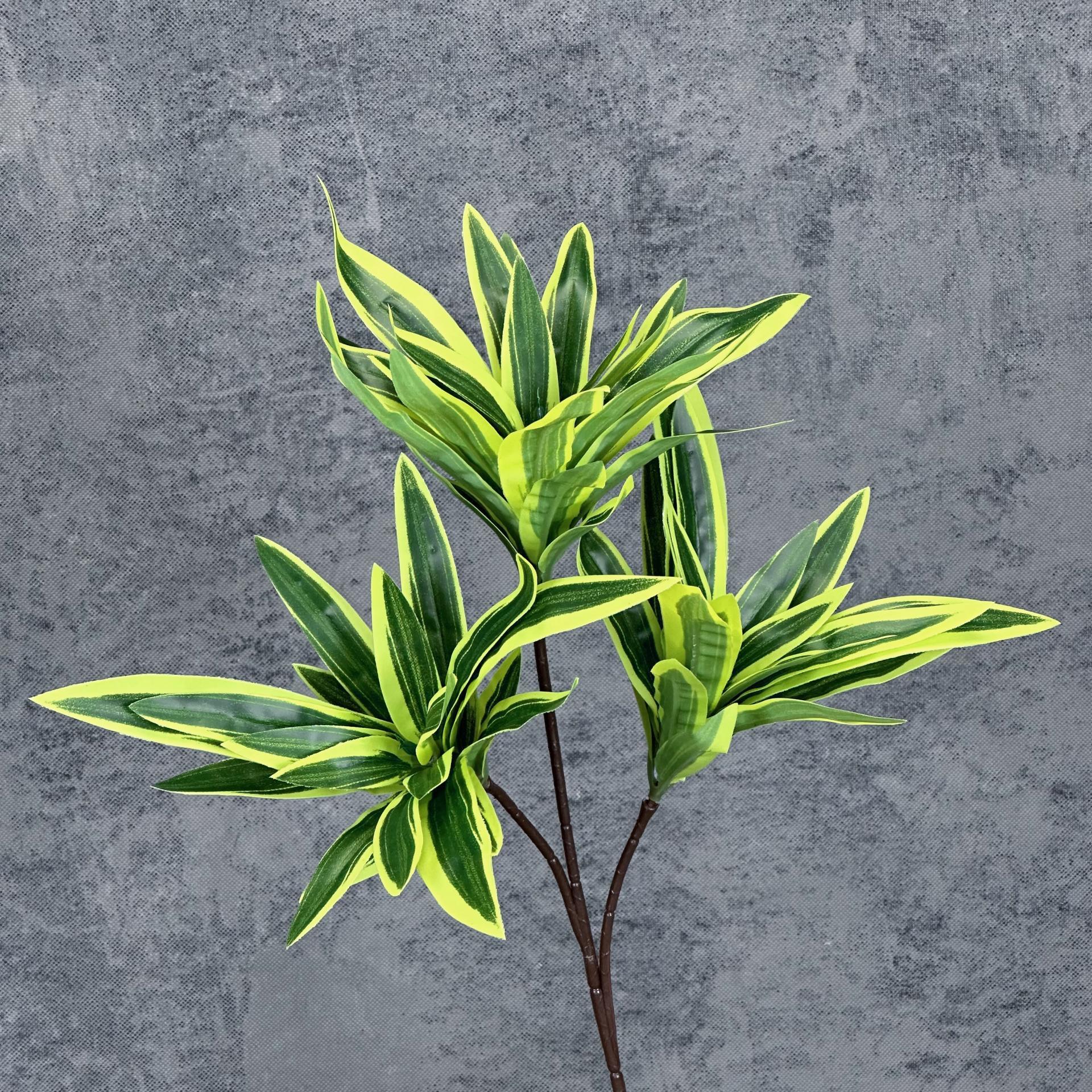 Planta Artificial de Lirio de Bambú con Borde Dorado de 3 Cabezas de PU para Bodas y Decoración del Hogar image 9