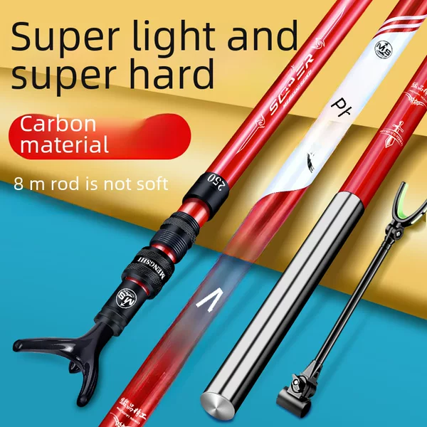 Weihai Made Carbon Bracket Fishing Rod Bracket Battery Bracket Fishing Rod with Horn Head Hanging Fishing Supplies and Equipment