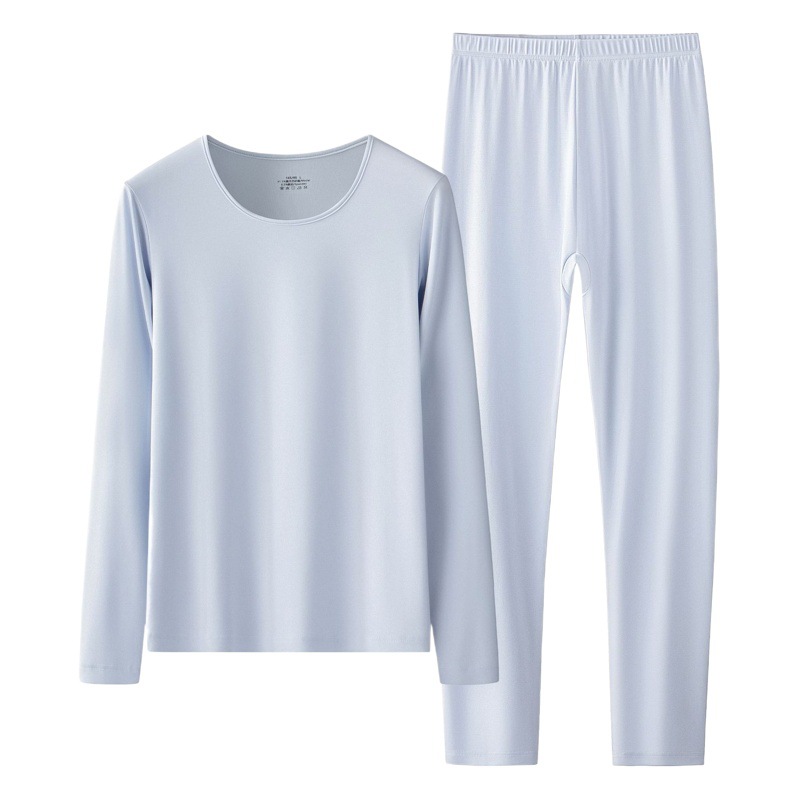 Conjunto de ropa interior térmica de lujo para mujer, conjunto de parte superior e inferior fina de manga larga, Modal Lenzing, otoño e invierno, 80 unidades