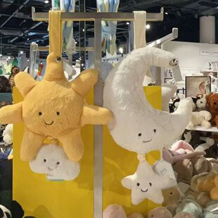 原英jellycat原可爱拉铃音乐八音盒太阳月亮拉铃毛绒玩具毛绒玩具-阿里巴巴