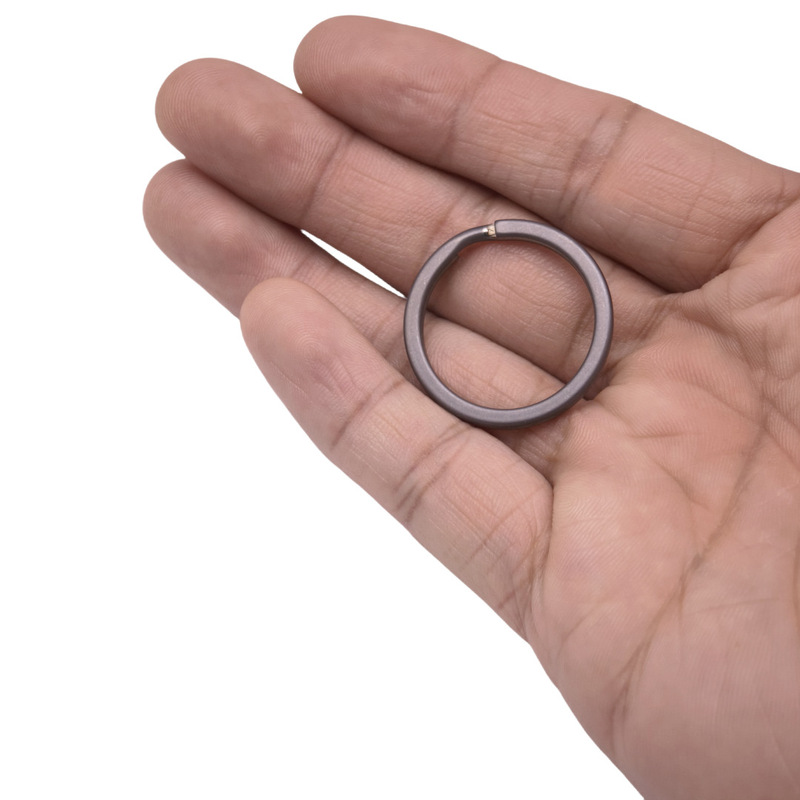 チタン合金キーホルダーキーリング純チタンキーホルダーメーカー卸売り10-35mm多目的錆びないリング|undefined