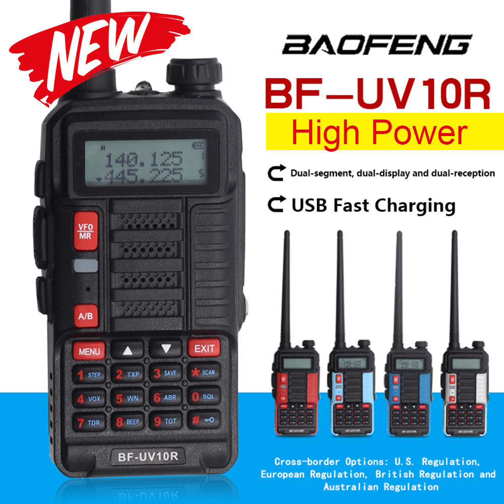 Baofeng baofeng BF-TR818UV de alta potencia walkie-talkie auricular UV10R baofeng fábrica al por mayor