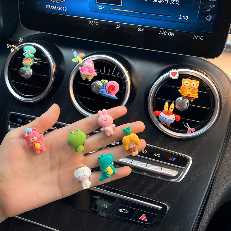 Adornos de accesorios para automóviles 2024 Adornos de automóviles de celebridades de Internet Adornos de salida de aire acondicionado para automóviles Adornos de automóviles Adornos para automóviles