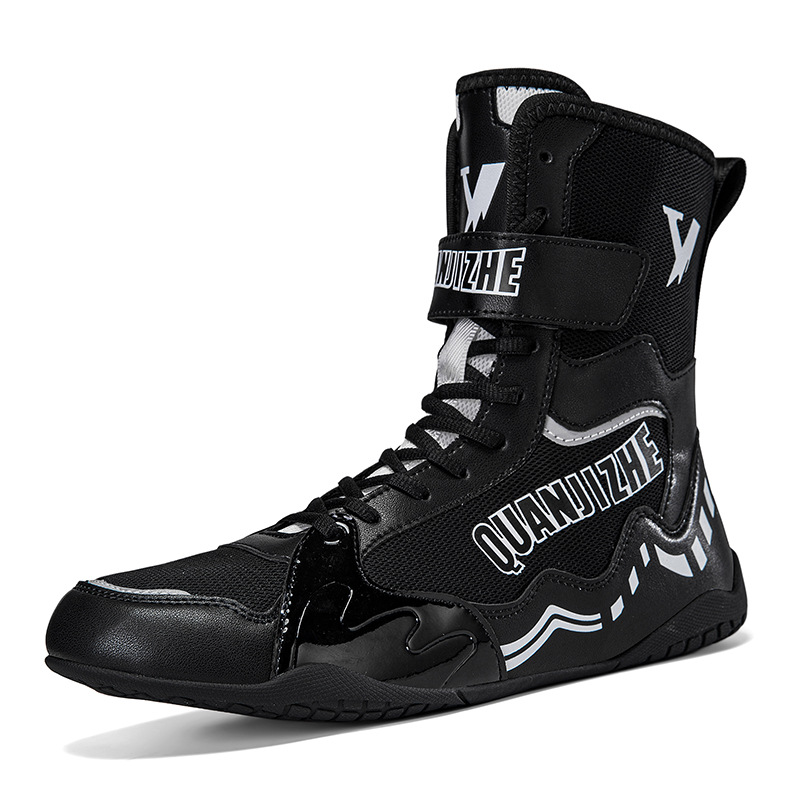 The Same Model as the One in the Mall, Professional Boxing Shoes for Men in Large Sizes 45, 46, 47, High-Quality Sports Competition and Comprehensive Training Shoes