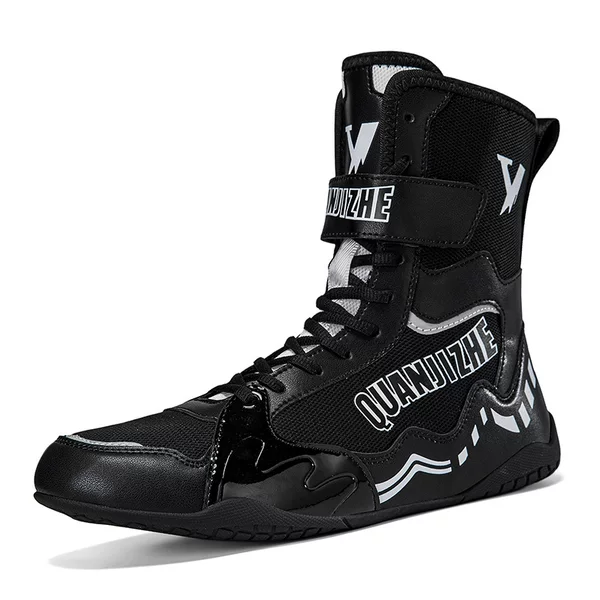 The Same Model as the One in the Mall, Professional Boxing Shoes for Men in Large Sizes 45, 46, 47, High-Quality Sports Competition and Comprehensive Training Shoes