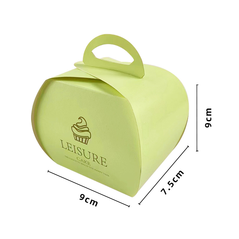 Caja de pastel de mousse portátil, caja de embalaje de postres para hornear, caja de embalaje extraíble desechable, caja de regalo al por mayor