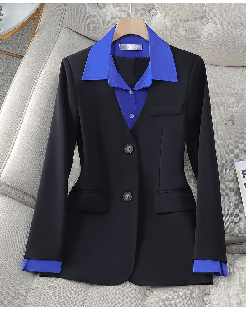 Women's Blazer Suit Two Piece Set Casual Professional Temperament_voghion.com