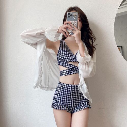 Swimsuit cover-up, sun protection shirt, beach fairy top, swimsuit shawl jacket, anti-exposure