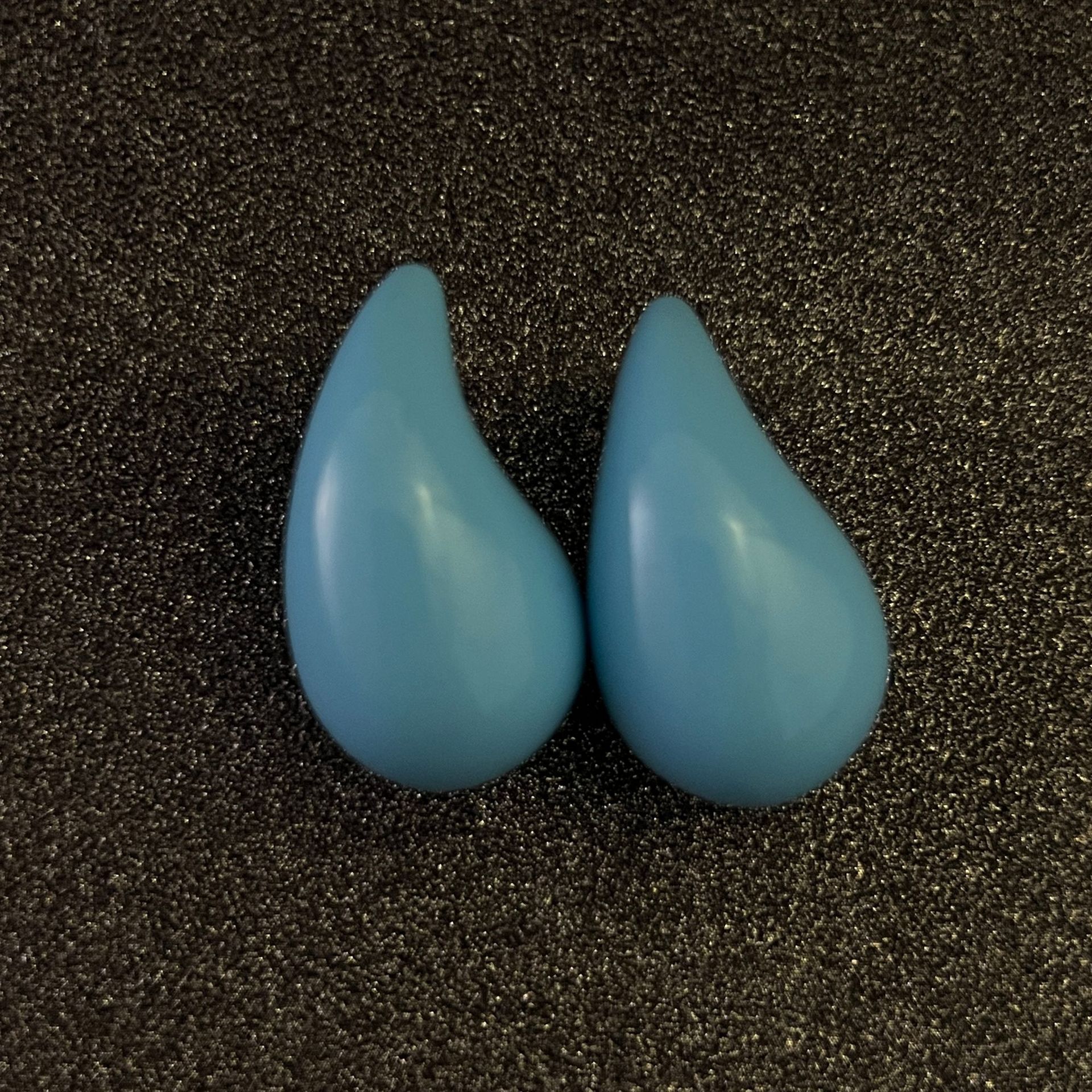 Casual, Daily Occasion Acrylic Material 1 Pair Vintage Style Water Droplets Oil Injection Arylic Ear Studs