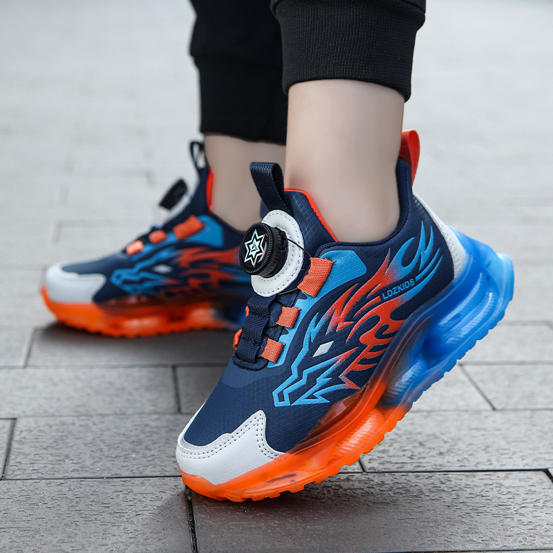 Girar Zhongda 2025 zapatos deportivos para niños al por mayor zapatos deportivos nuevos niños niños primavera y otoño niños primavera