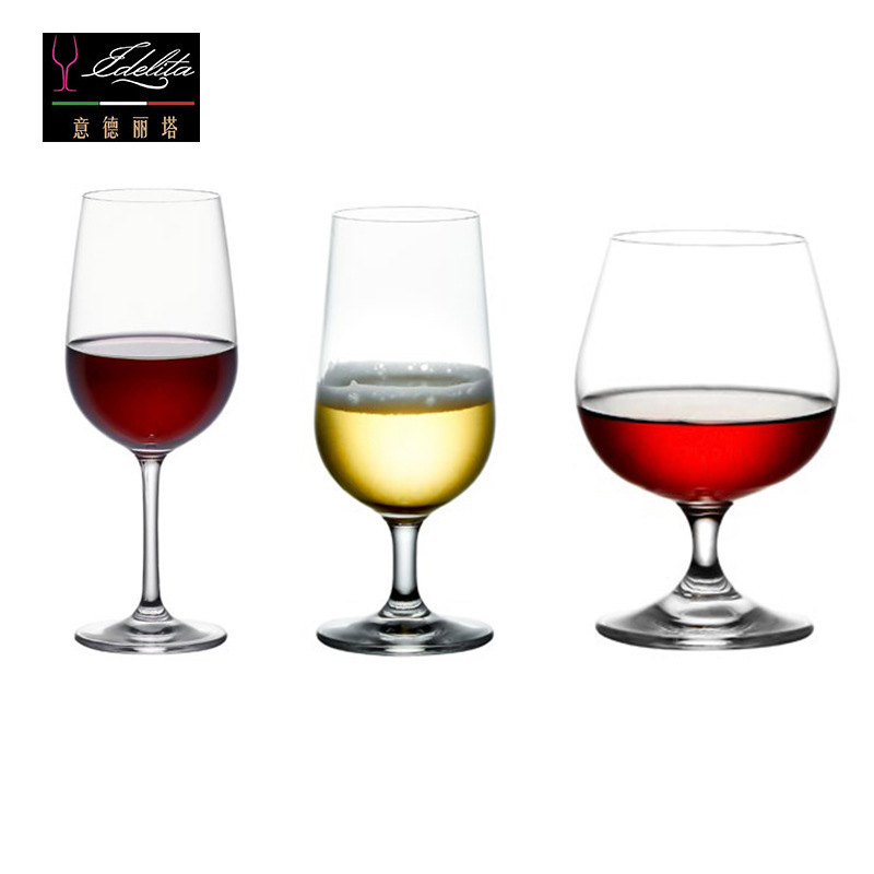 Taza de vino de cristal alta taza de vino Chardonnay de Rita Rhona serie de fábrica al por mayor